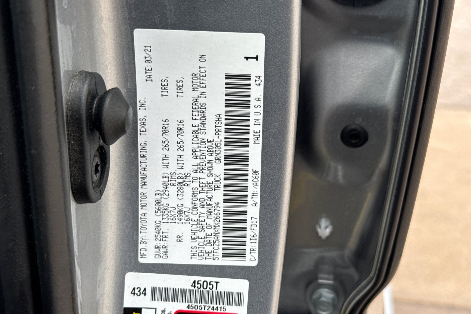 2021 Toyota Tacoma TRD Off-Road V6