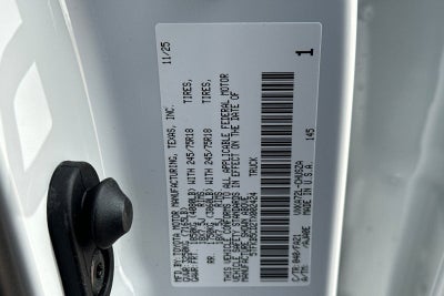 2026 Toyota Tundra SR