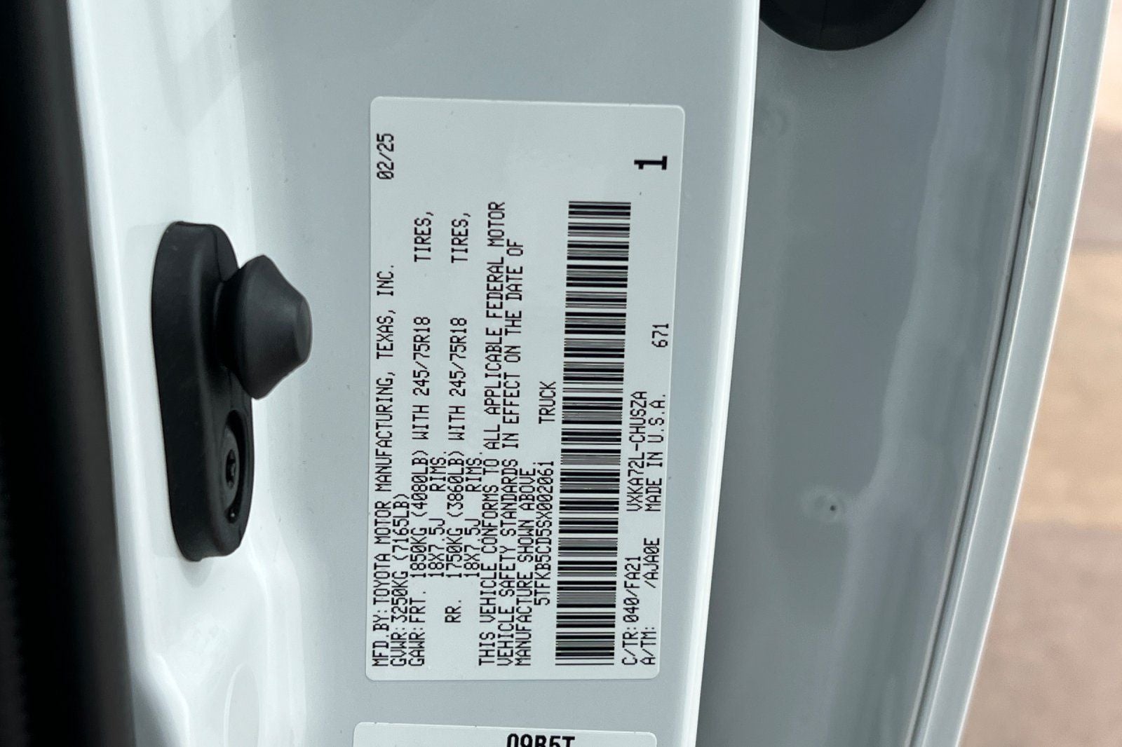 2025 Toyota Tundra SR