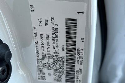 2026 Toyota Tundra SR