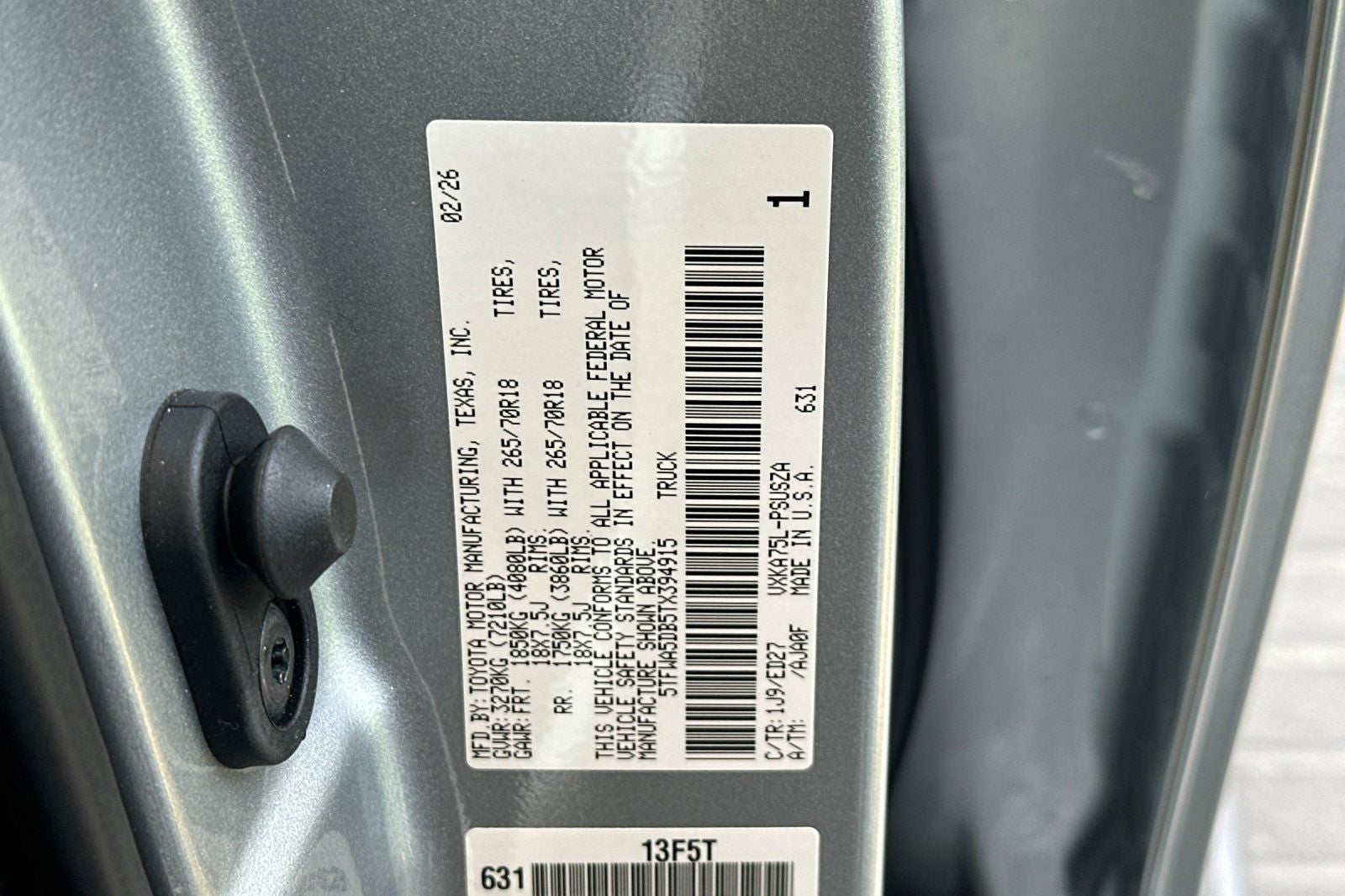 2026 Toyota Tundra SR5