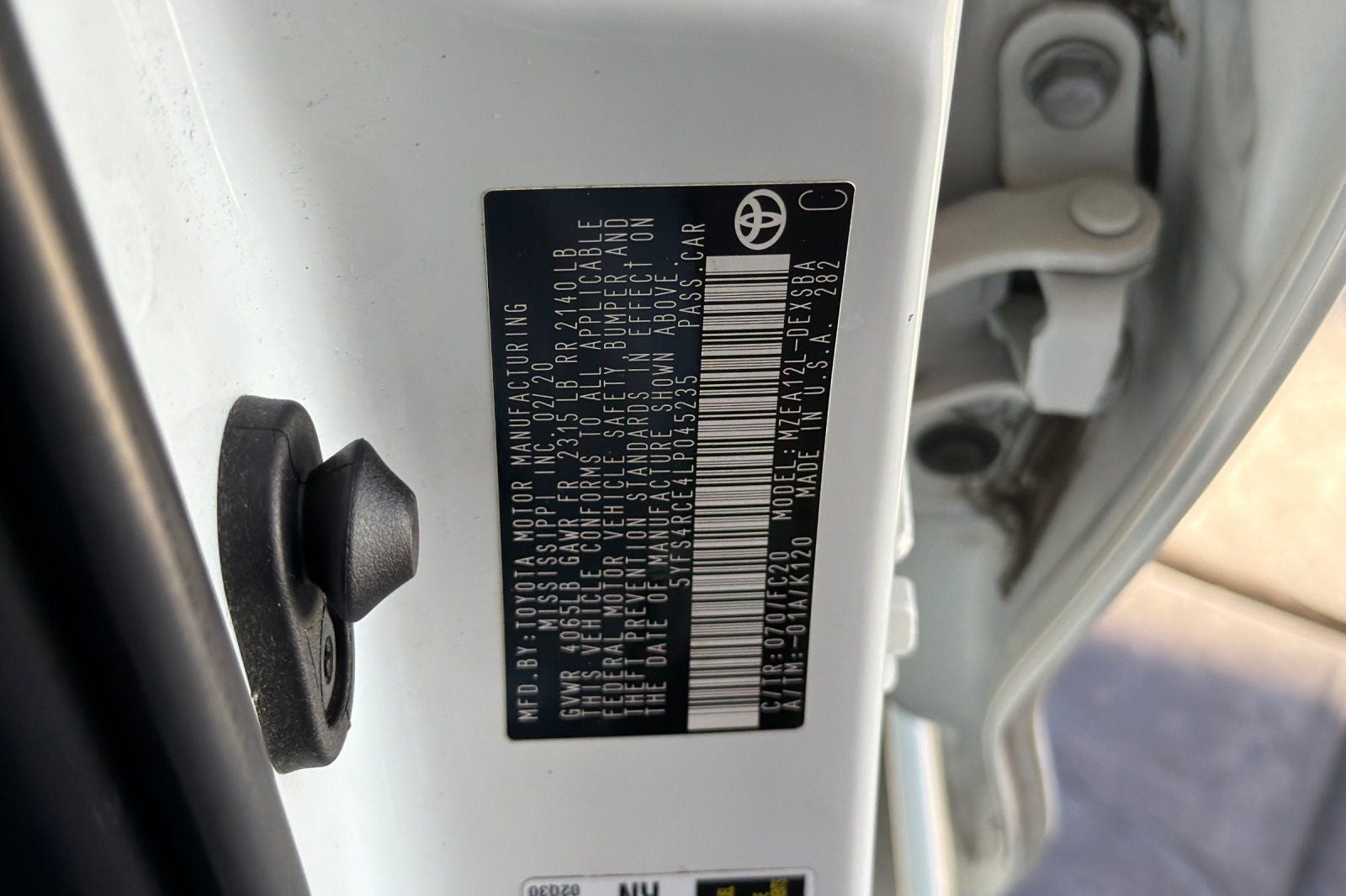 2020 Toyota Corolla SE