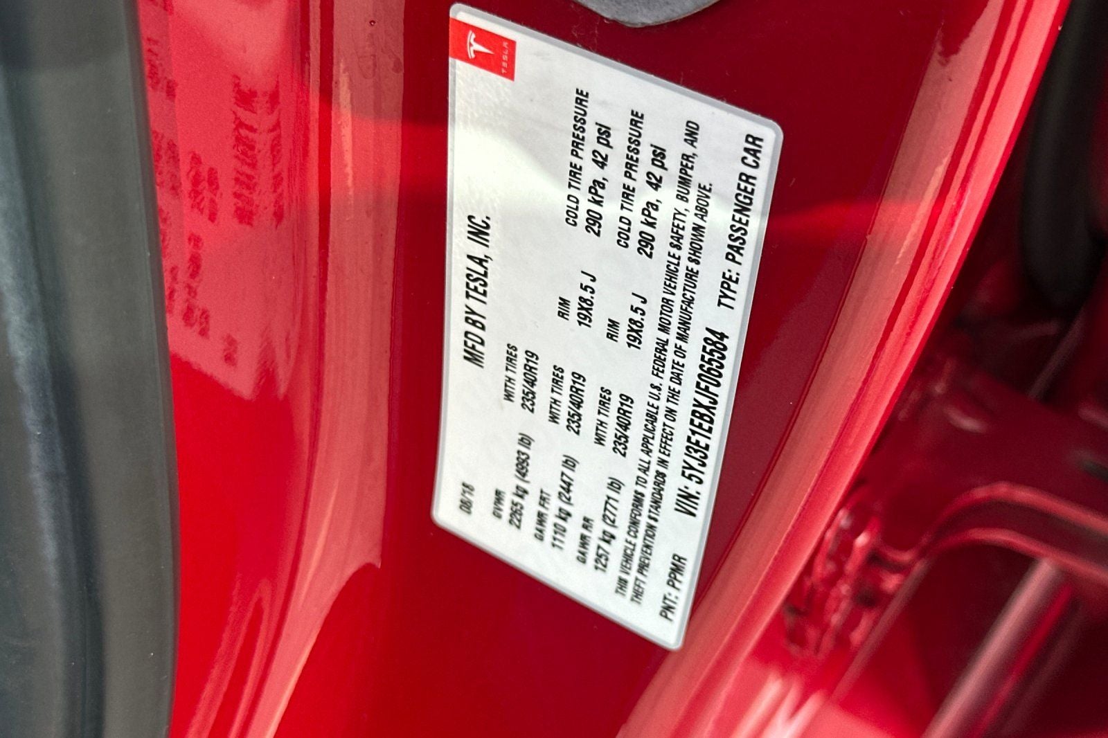 2018 Tesla Model 3 Long Range