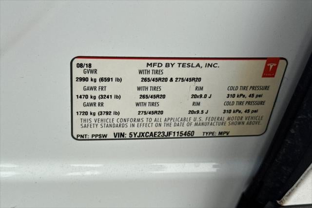 2018 Tesla Model X 75D