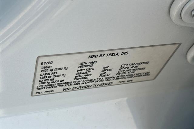2020 Tesla Model Y Long Range