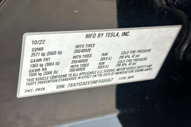 2022 Tesla Model Y Long Range