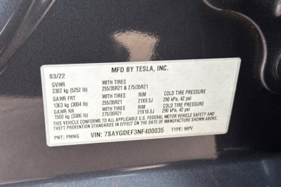 2022 Tesla Model Y Performance