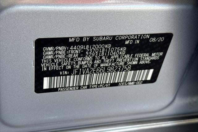2020 Subaru WRX STi