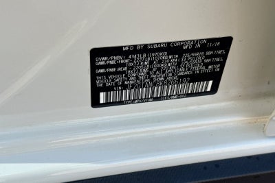 2019 Subaru Crosstrek 2.0i Limited