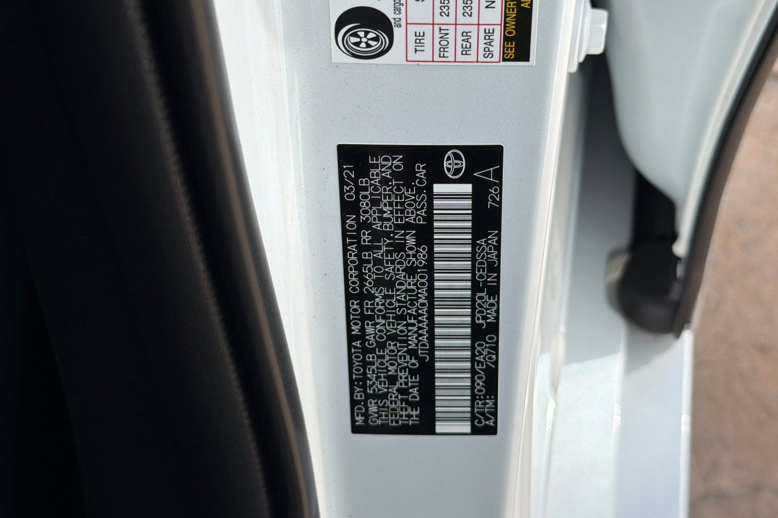 2021 Toyota Mirai XLE