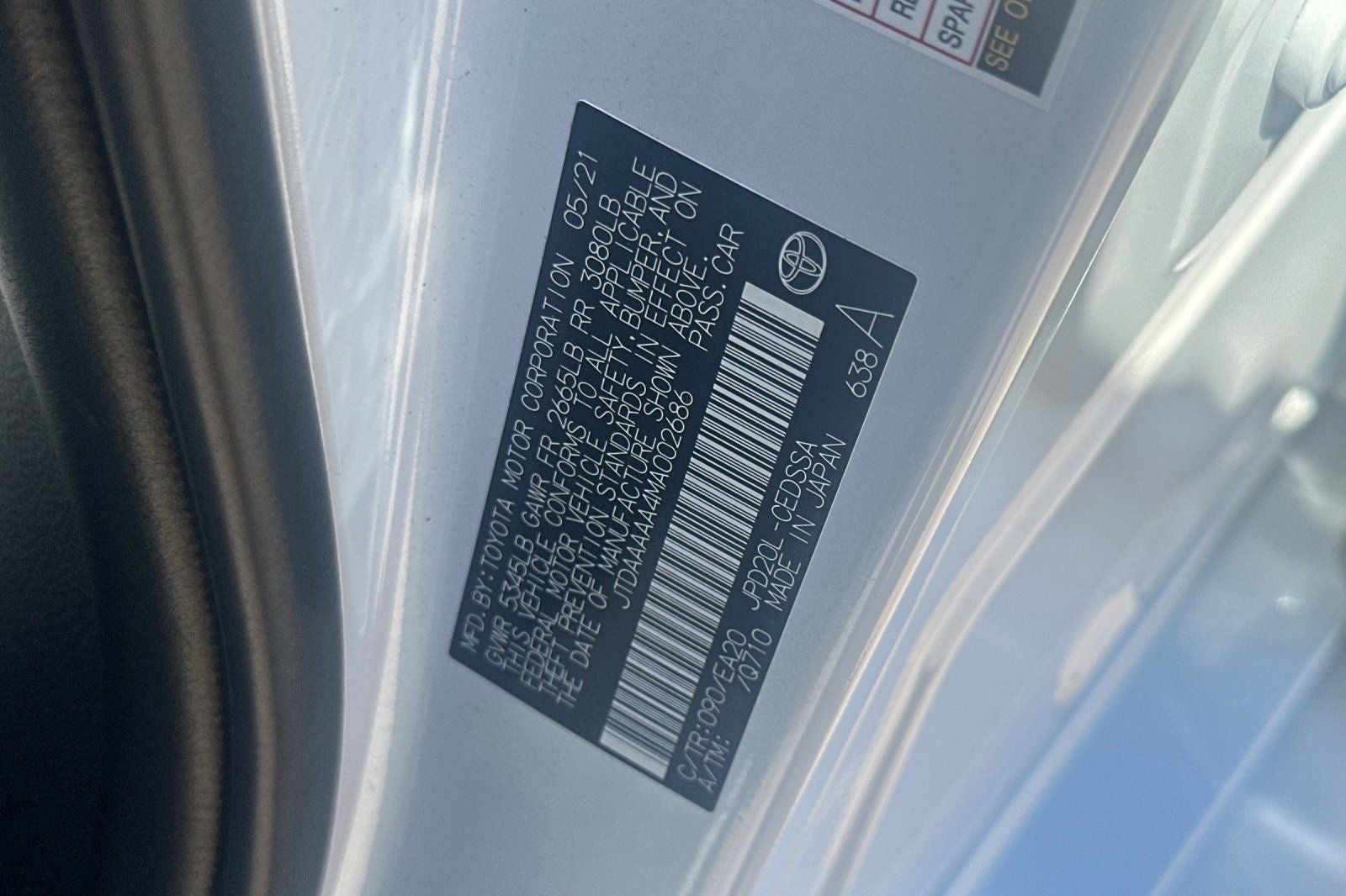 2021 Toyota Mirai XLE