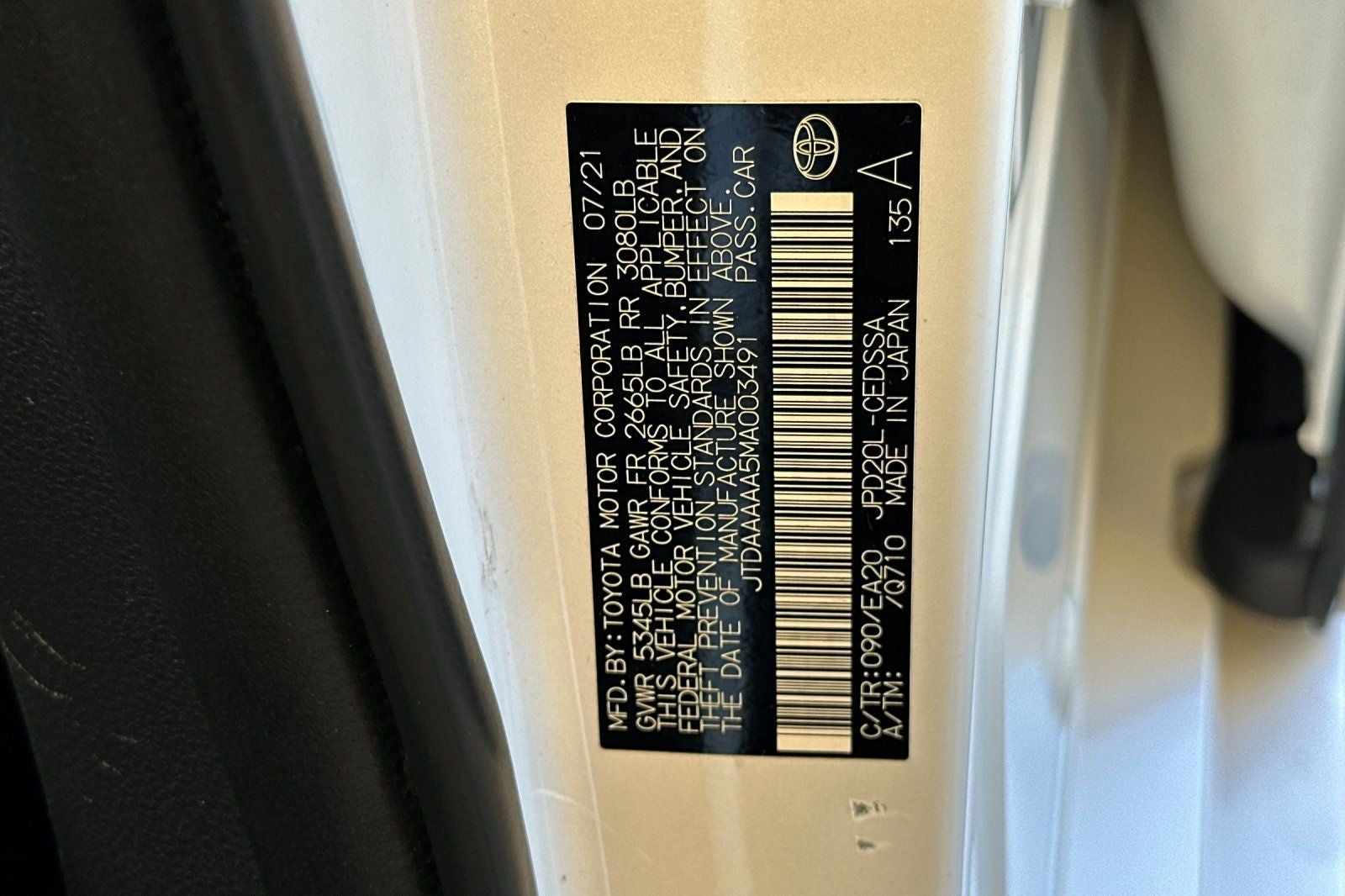 2021 Toyota Mirai XLE