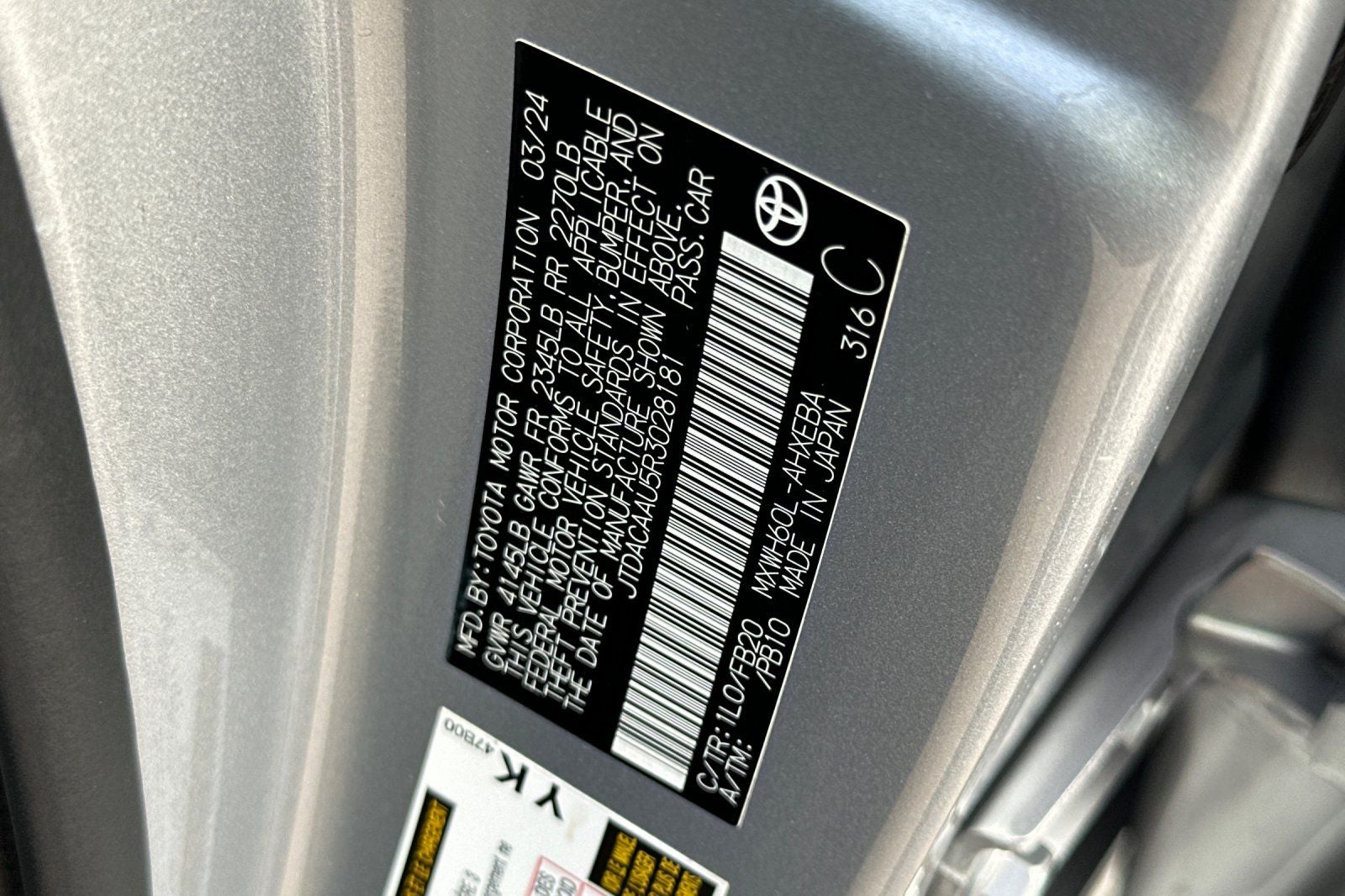 2024 Toyota Prius LE