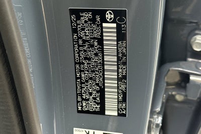 2026 Toyota Prius Plug-In Hybrid SE