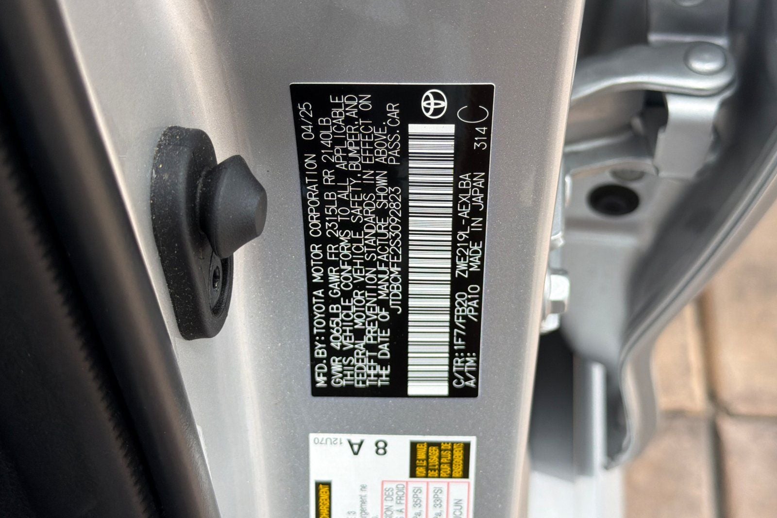 2025 Toyota Corolla Hybrid LE