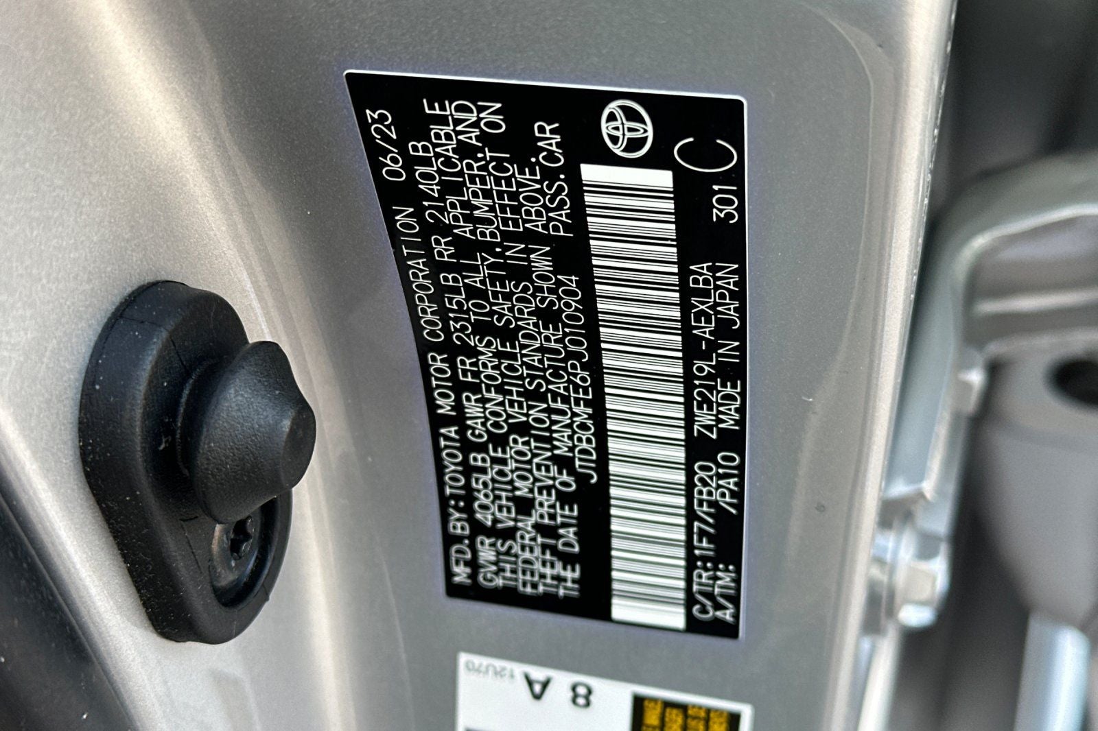 2023 Toyota Corolla Hybrid LE