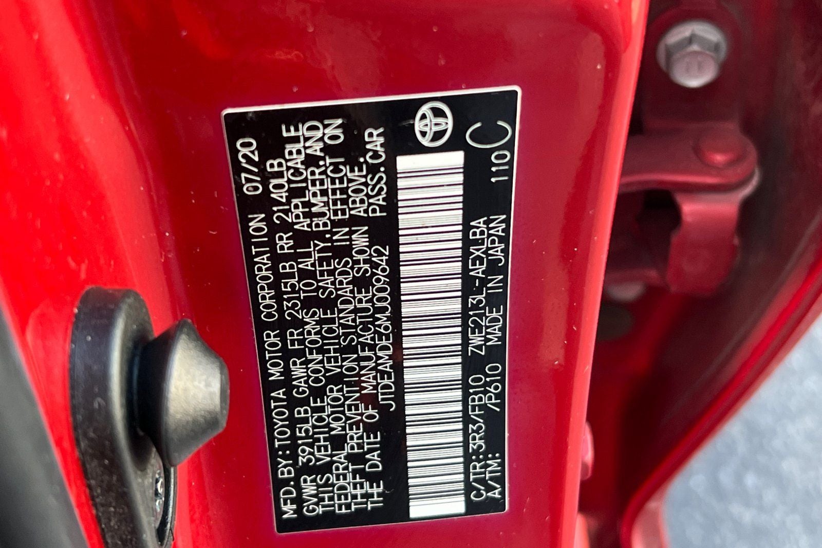 2021 Toyota Corolla Hybrid LE