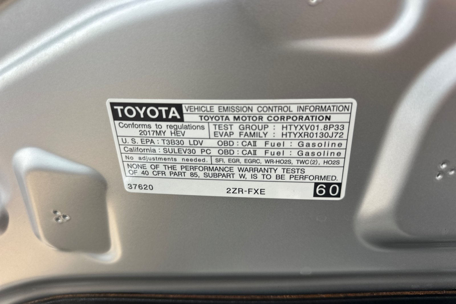 2017 Toyota Prius Two