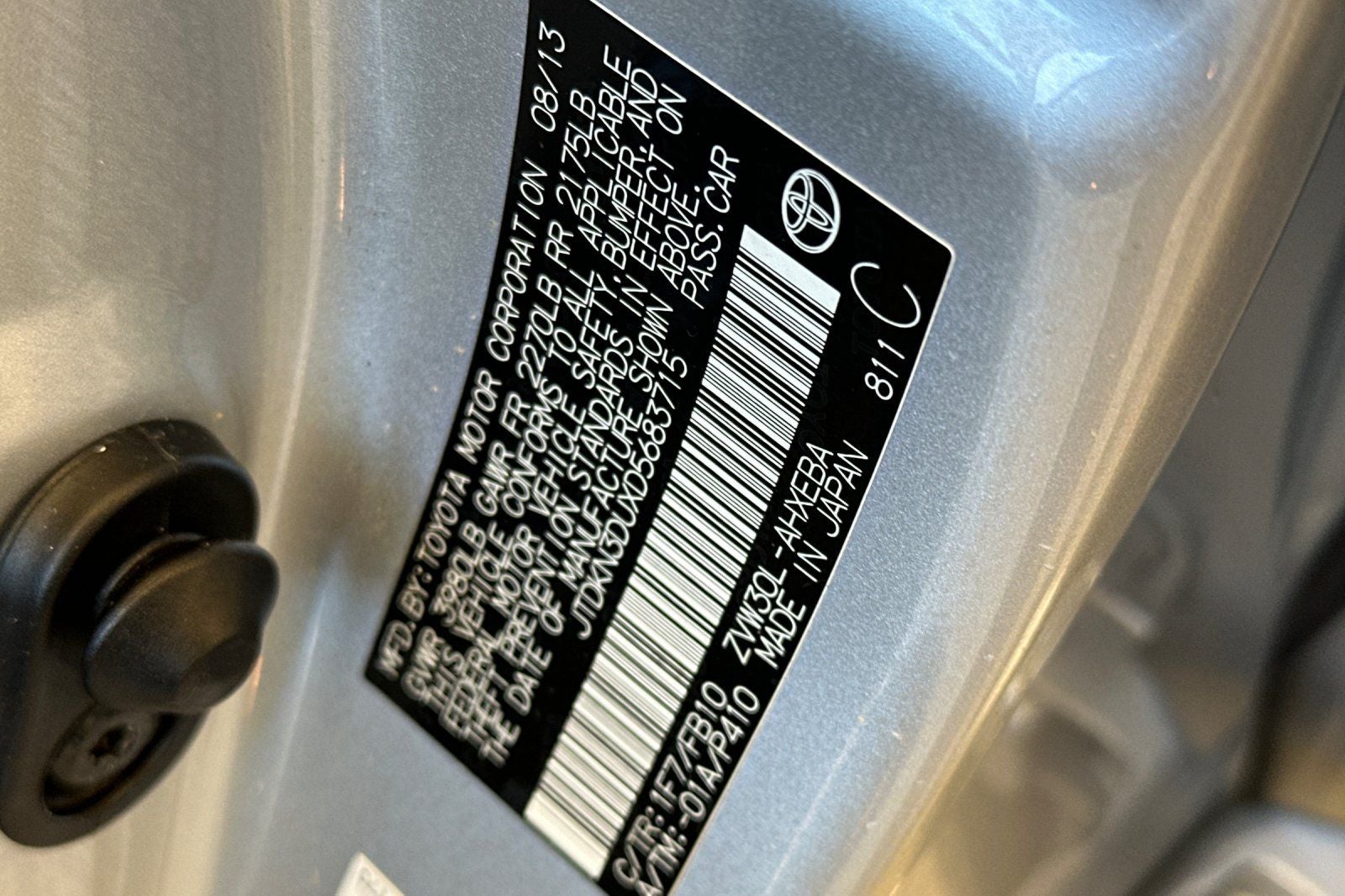 2013 Toyota Prius Two