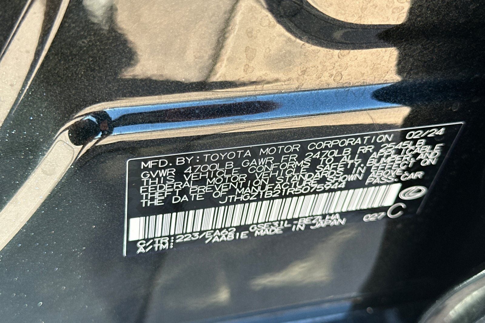 2024 Lexus IS 350 F SPORT