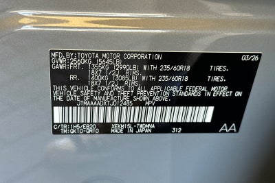 2026 Toyota C-HR Base