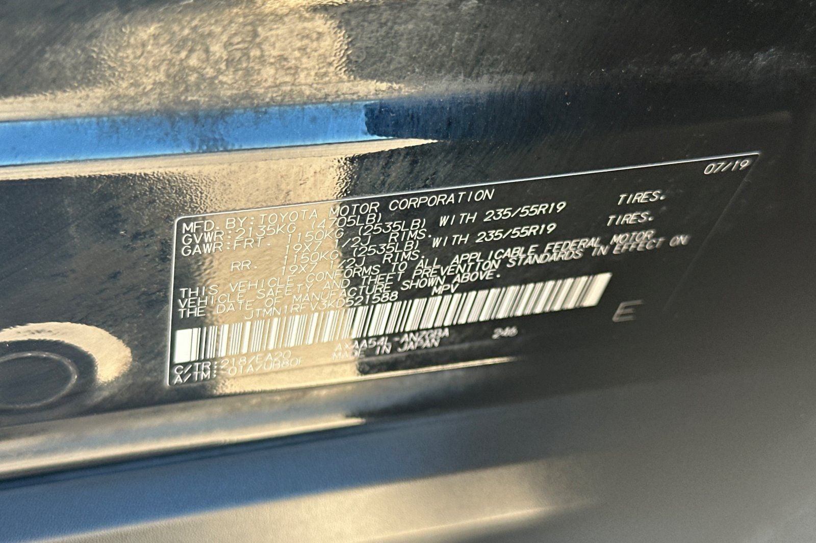 2019 Toyota RAV4 Limited