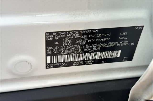2025 Toyota RAV4 Hybrid XLE
