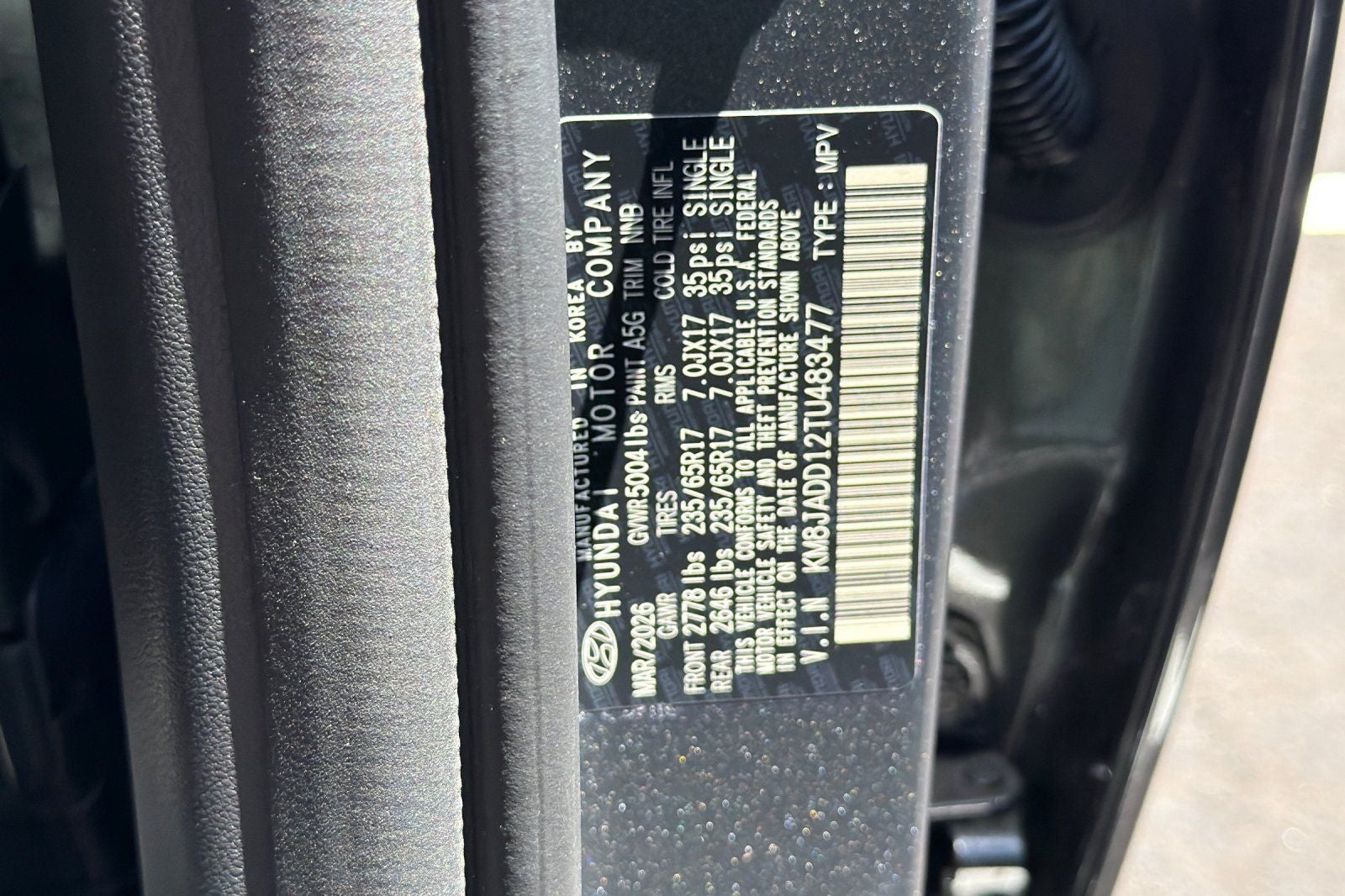 2026 Hyundai Tucson Hybrid Blue SE