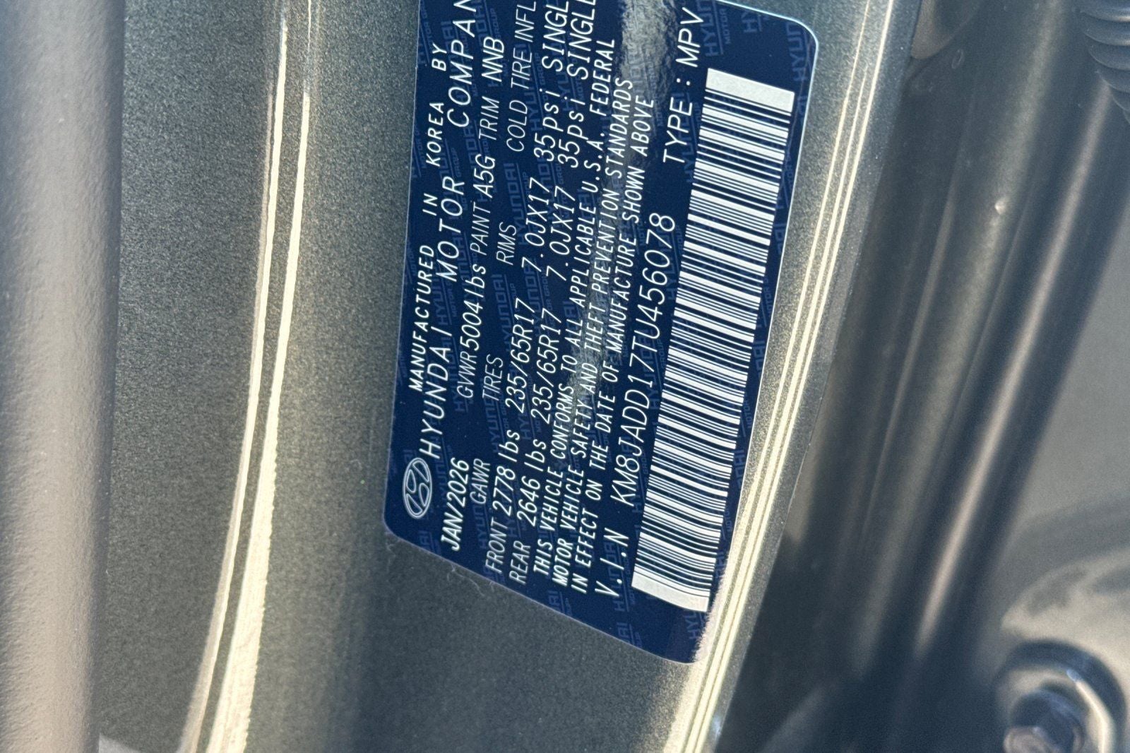 2026 Hyundai Tucson Hybrid Blue SE