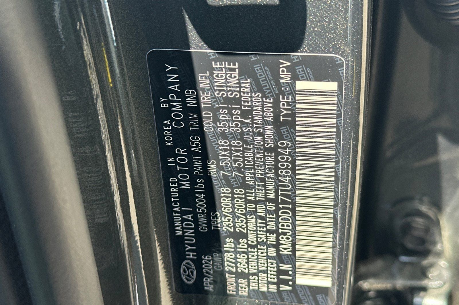 2026 Hyundai Tucson Hybrid SEL