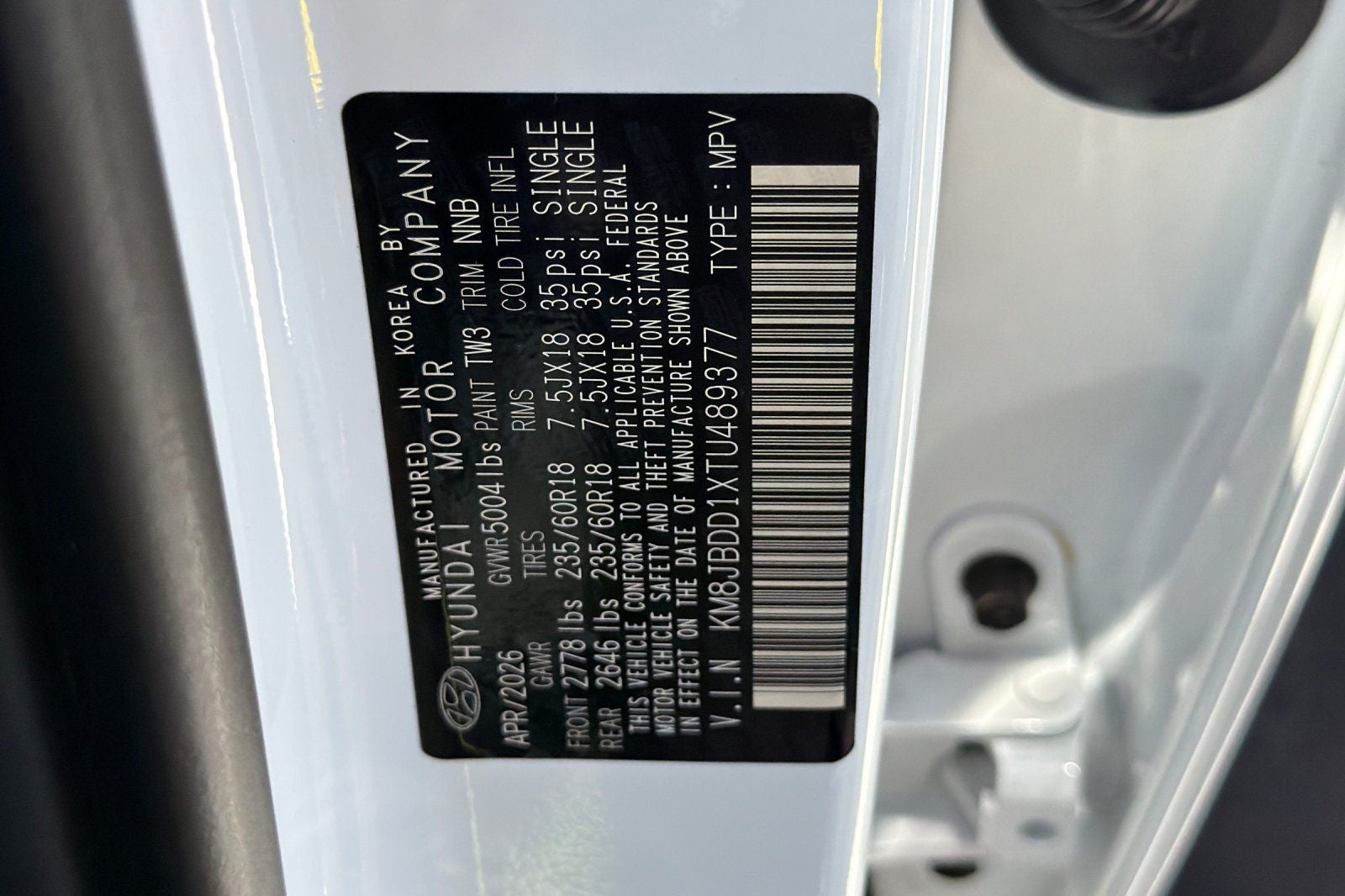2026 Hyundai Tucson Hybrid SEL