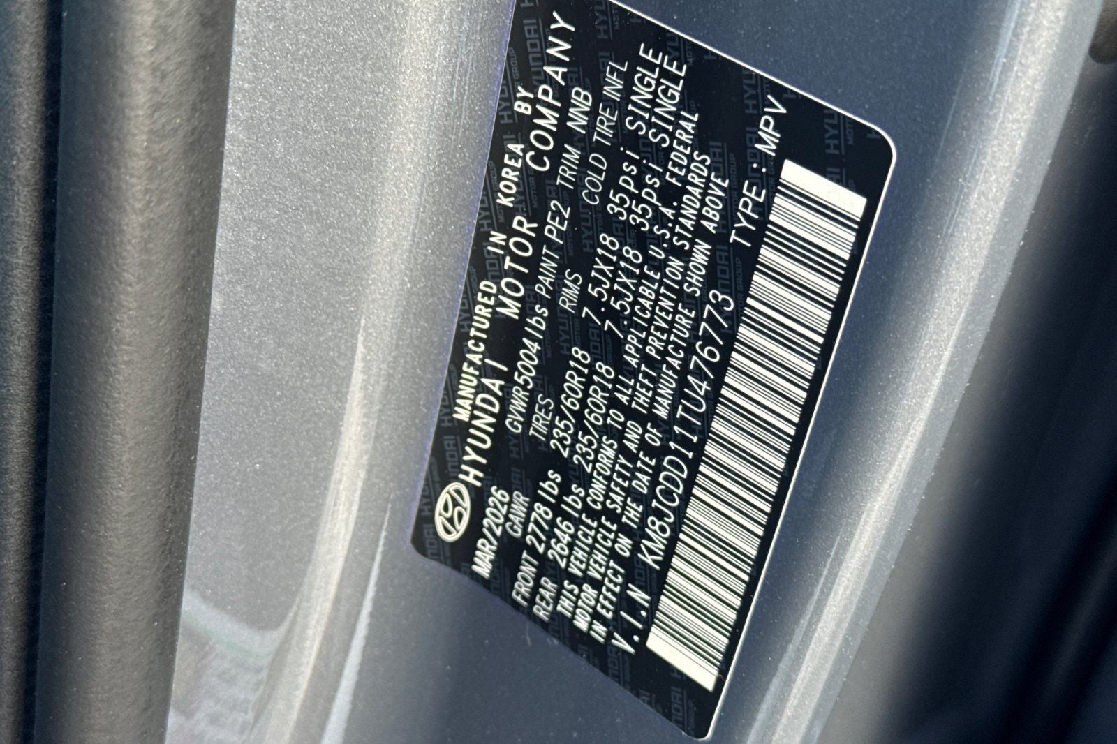 2026 Hyundai Tucson Hybrid SEL Convenience