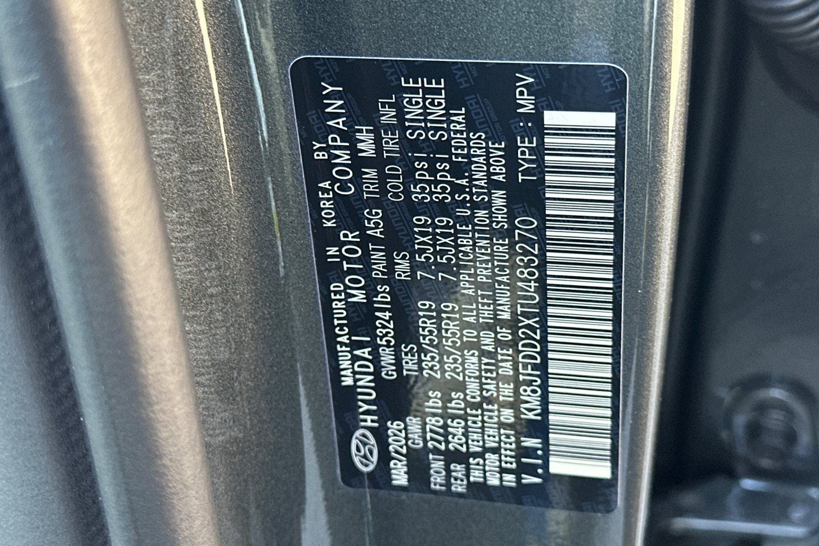 2026 Hyundai Tucson Plug-In Hybrid Limited