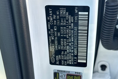 2027 Hyundai Palisade Hybrid SEL 7 Passenger