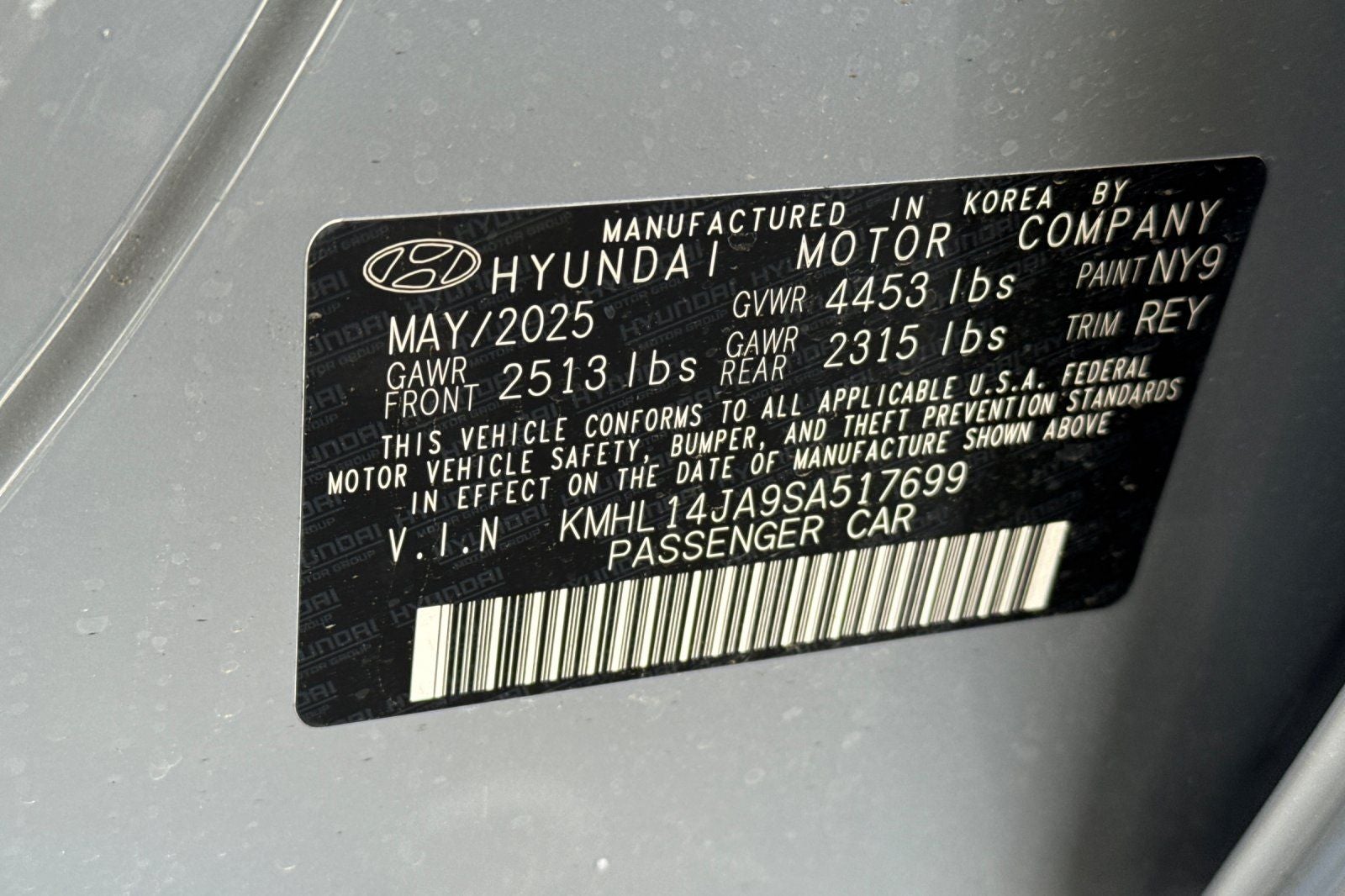 2025 Hyundai Sonata SEL Convenience