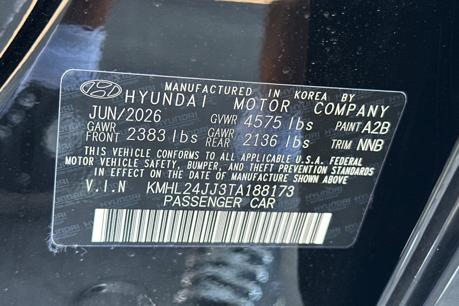 2026 Hyundai Sonata Hybrid Blue
