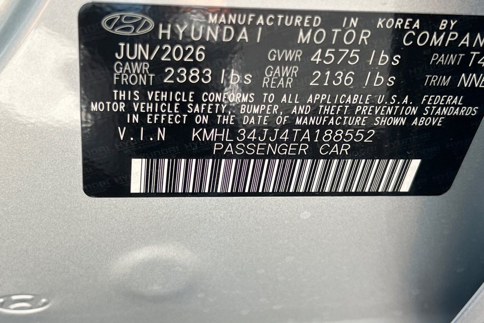 2026 Hyundai Sonata Hybrid SEL