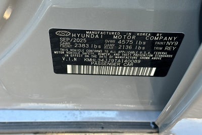 2026 Hyundai Sonata Hybrid SEL