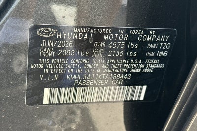 2026 Hyundai Sonata Hybrid SEL