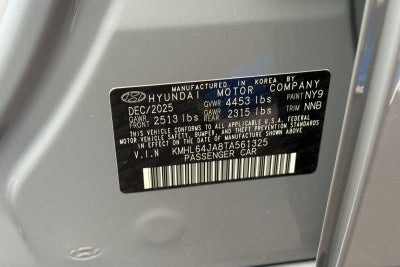 2026 Hyundai Sonata SEL Sport