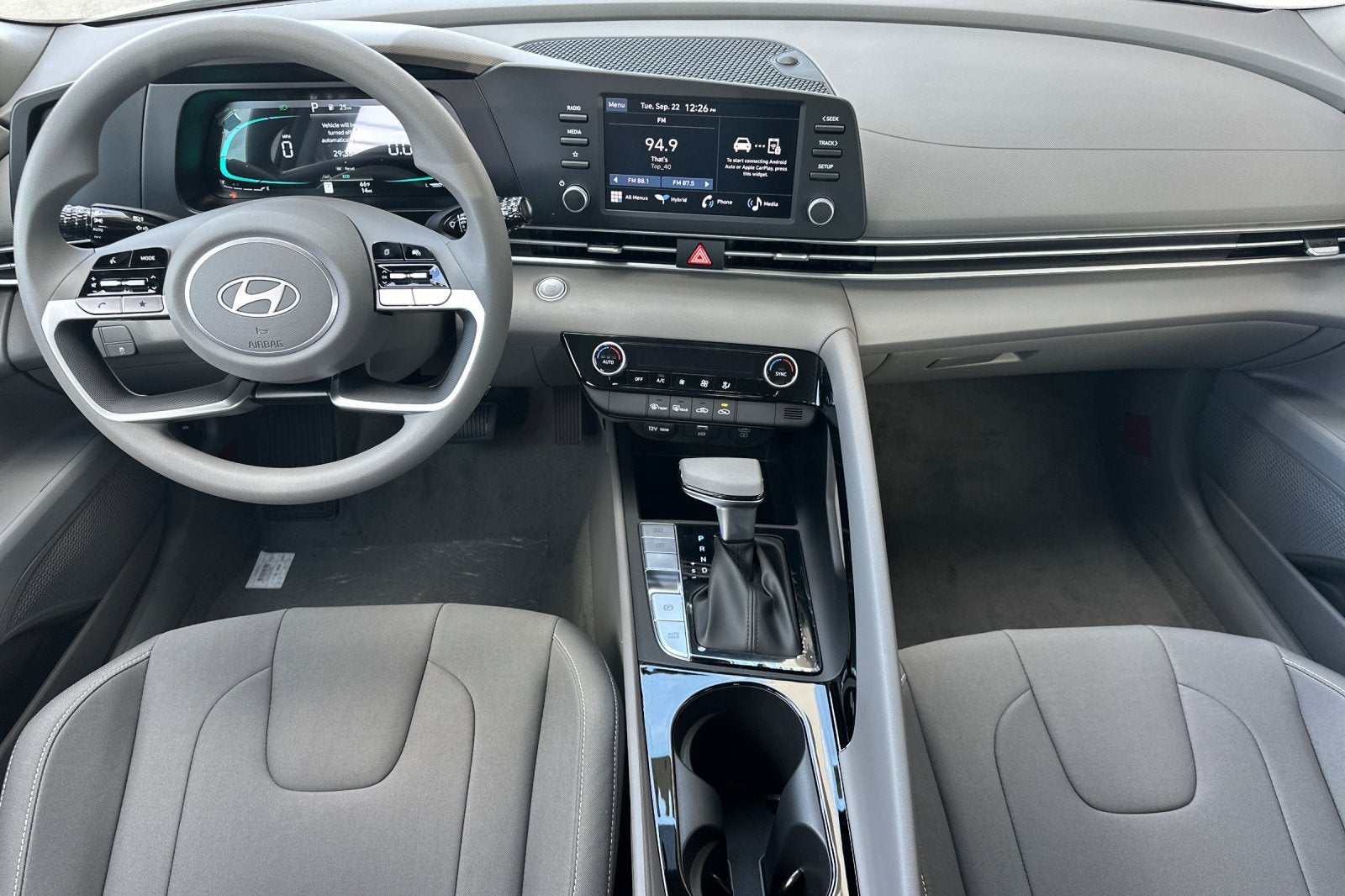 2026 Hyundai Elantra Hybrid Blue