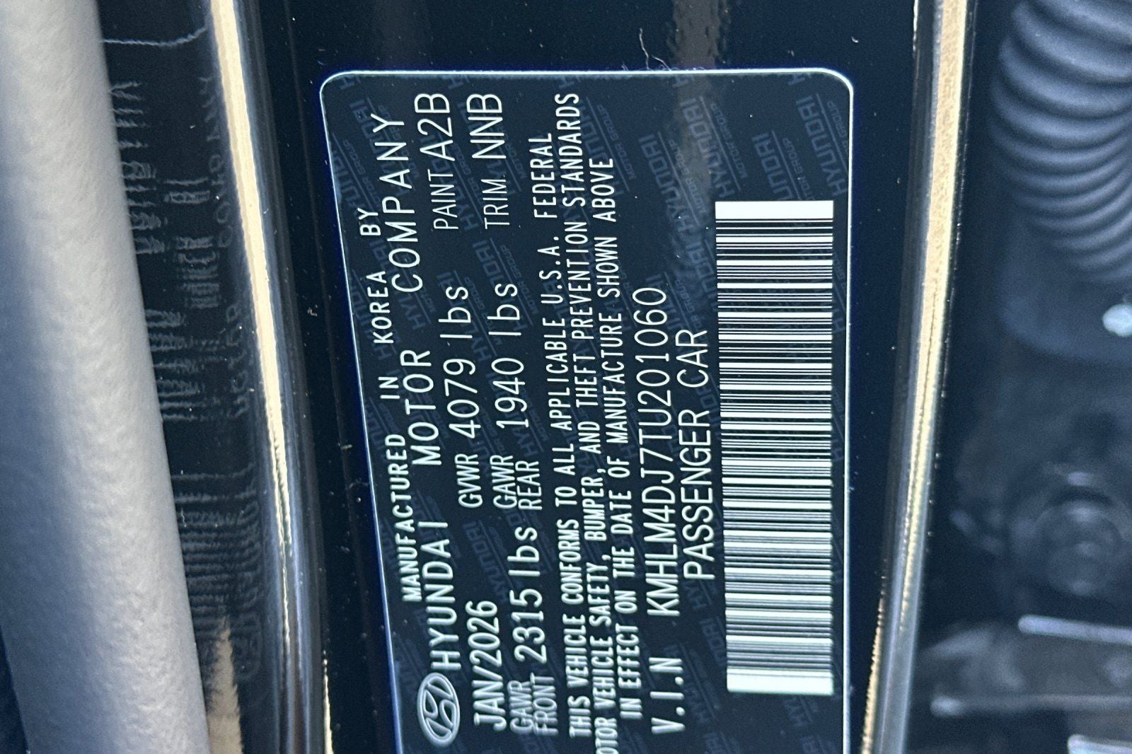 2026 Hyundai Elantra Hybrid Blue