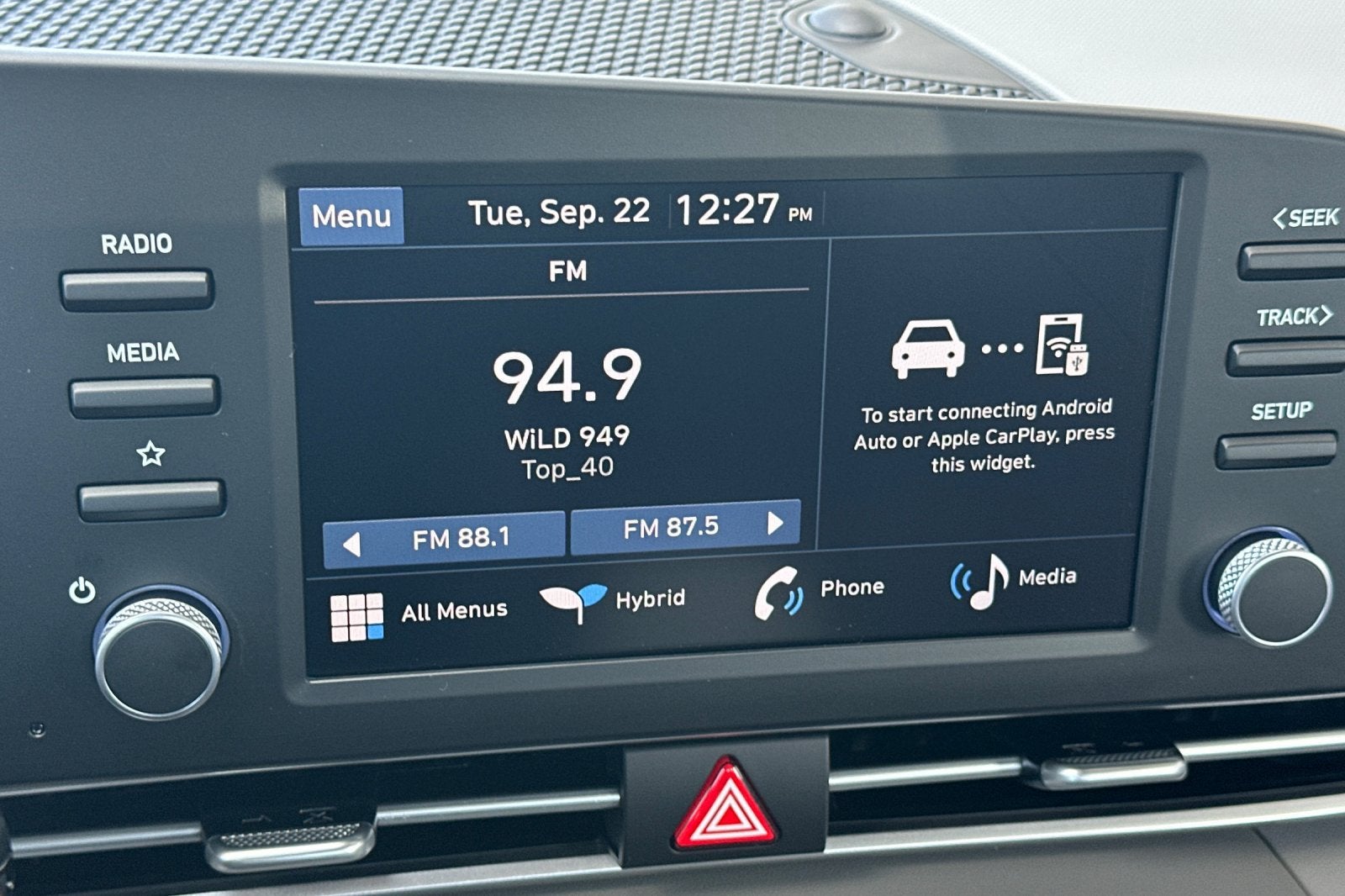 2026 Hyundai Elantra Hybrid Blue