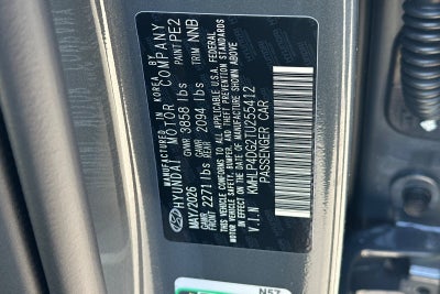 2026 Hyundai Elantra Limited