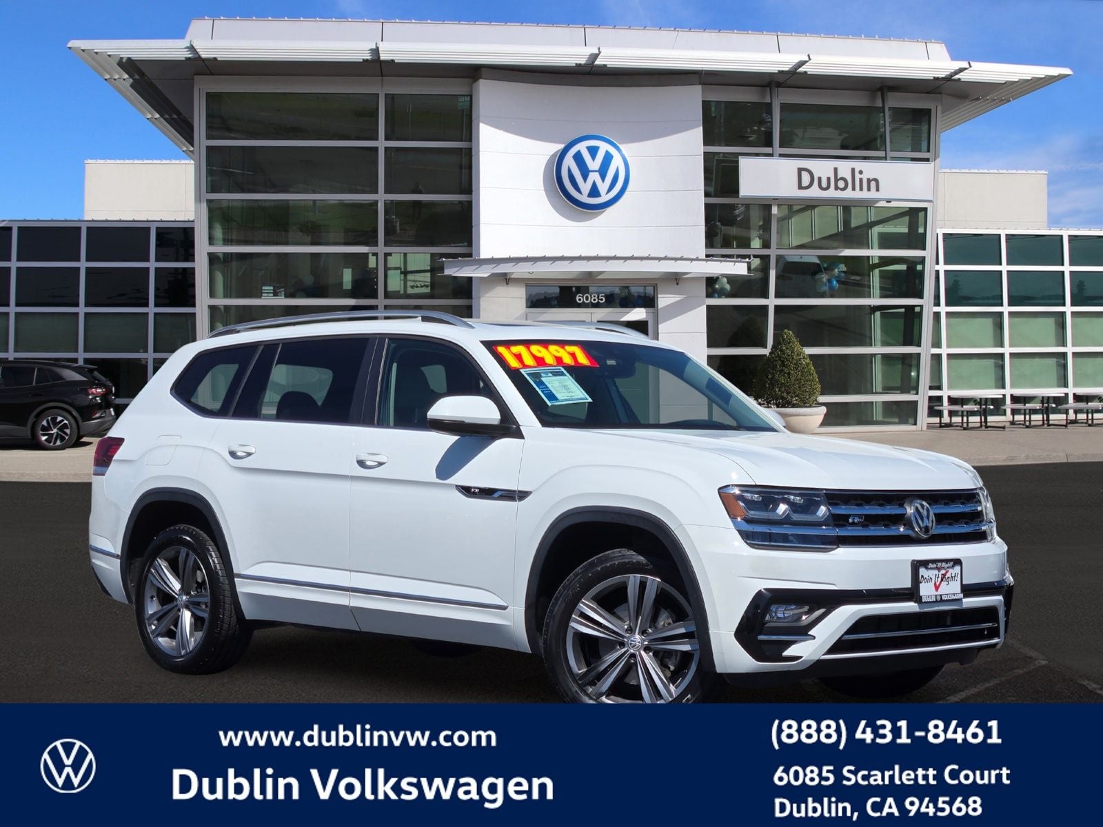 2019 Volkswagen Atlas 3.6L V6 SE R-Line