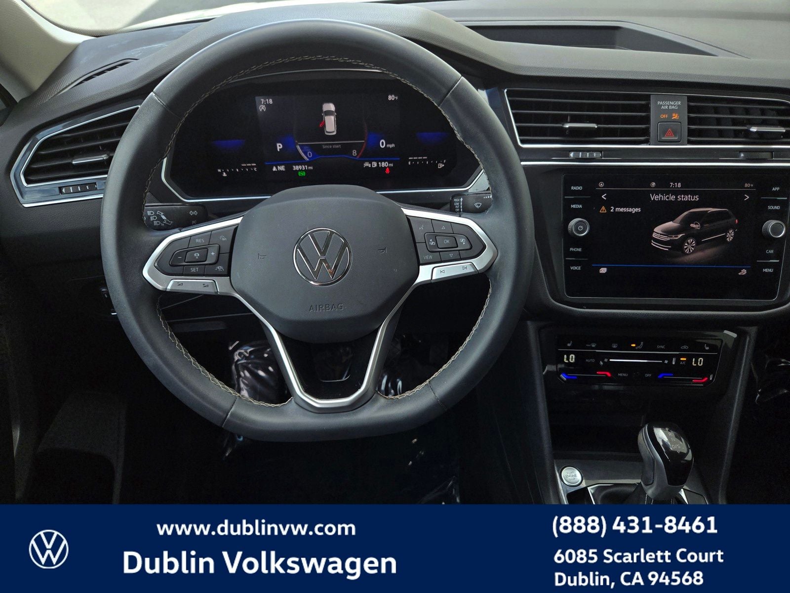 2023 Volkswagen Tiguan 2.0T SE