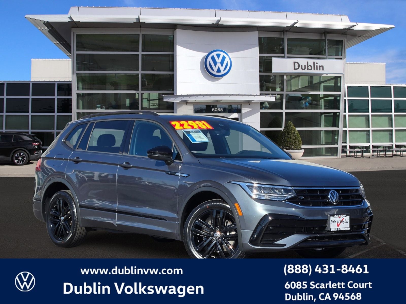 2022 Volkswagen Tiguan 2.0T SE R-Line Black