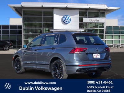 2022 Volkswagen Tiguan 2.0T SE R-Line Black