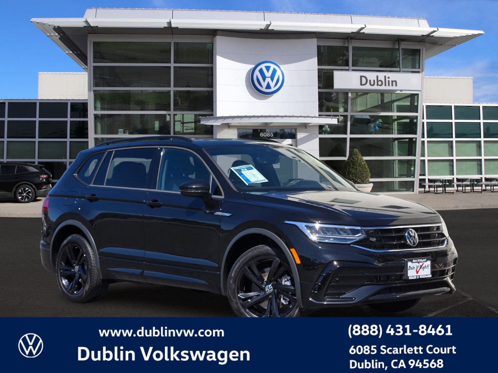 2023 Volkswagen Tiguan 2.0T SE R-Line Black