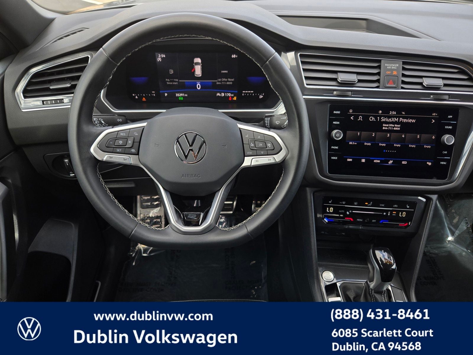 2023 Volkswagen Tiguan 2.0T SE R-Line Black